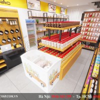 Thiết kế nội thất cửa hàng tiện lợi Minh Thảo – Long Biên